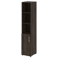 Шкаф высокий узкий левый (1 низкий фасад ЛДСП) Yalta LT.SU-1.1 L/R дуб мали